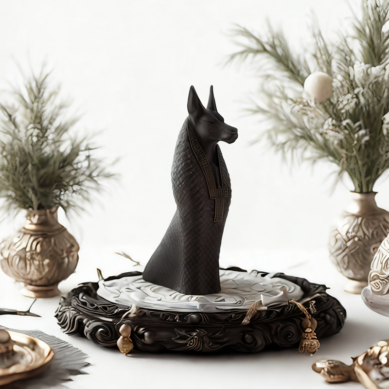 Model Kit Anubis - 1 Statue Anubis, ägyptischer Gott des