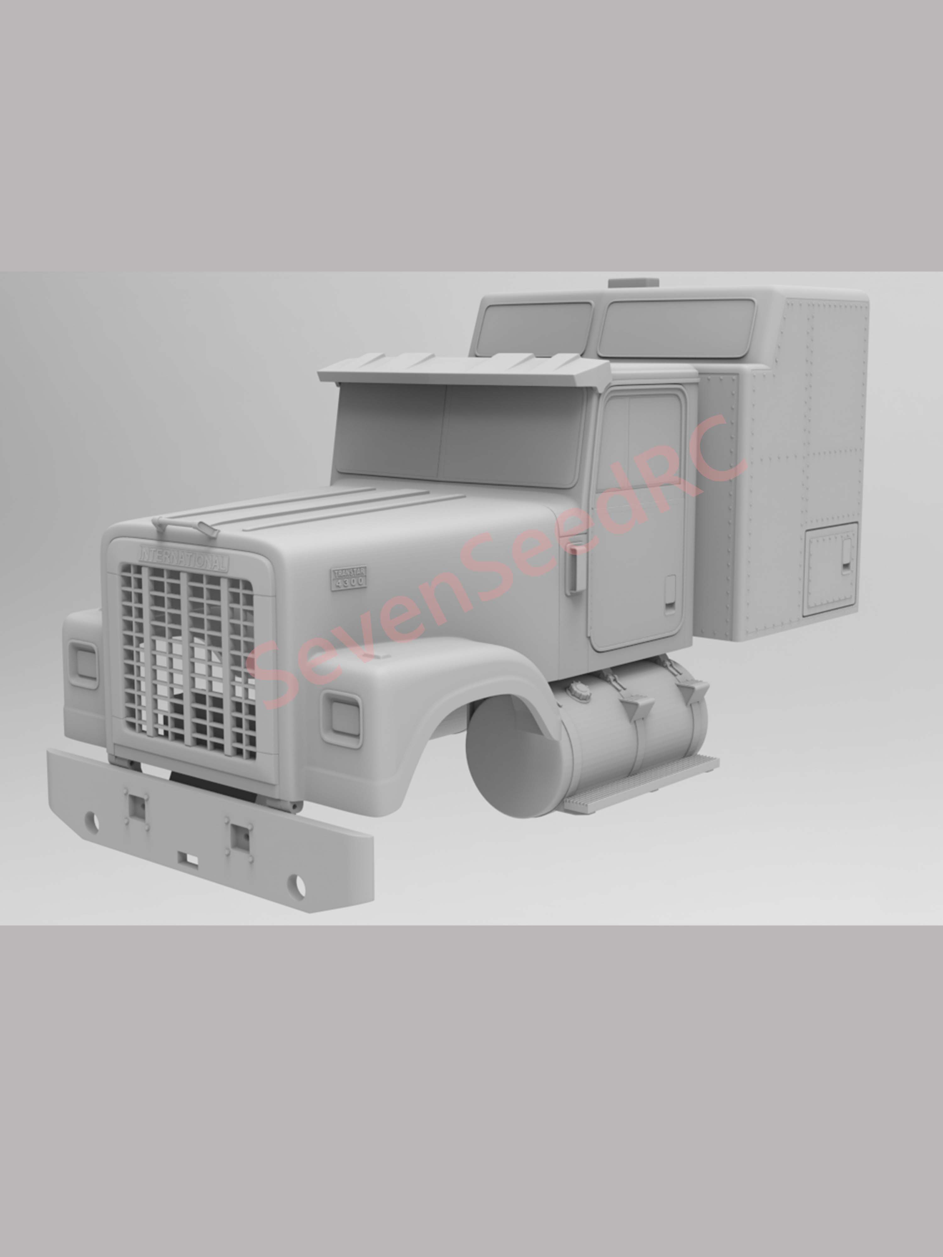 Model Kit Jdm - 3D-Druck-LKW-Cab-Kit INTERNATIONAL TRANSTAR 4300 1/14 Tamiya