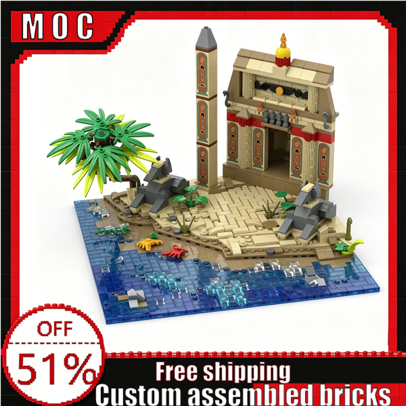 Model Kit Anubis - 940-teiliges Modell des Verlorenen Schreins von
