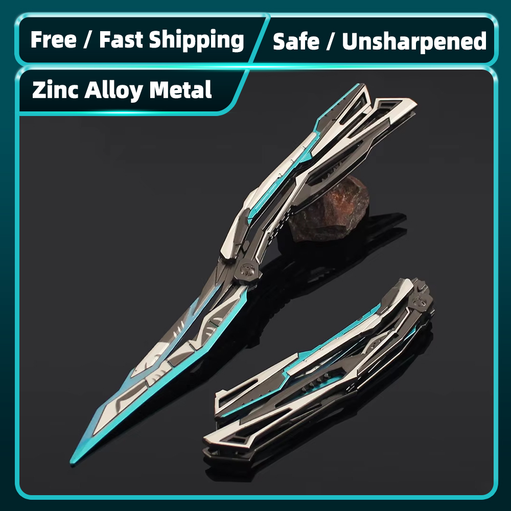 Hobby Knife Blade - Faltbarer Butterfly Knife Trainer Modellspielzeug –