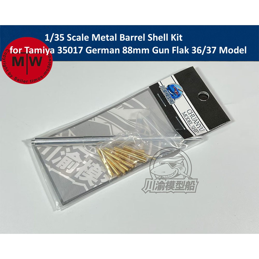 Model Kit Tamiya - 1/35 skala Metall Barrel Shell Kit
