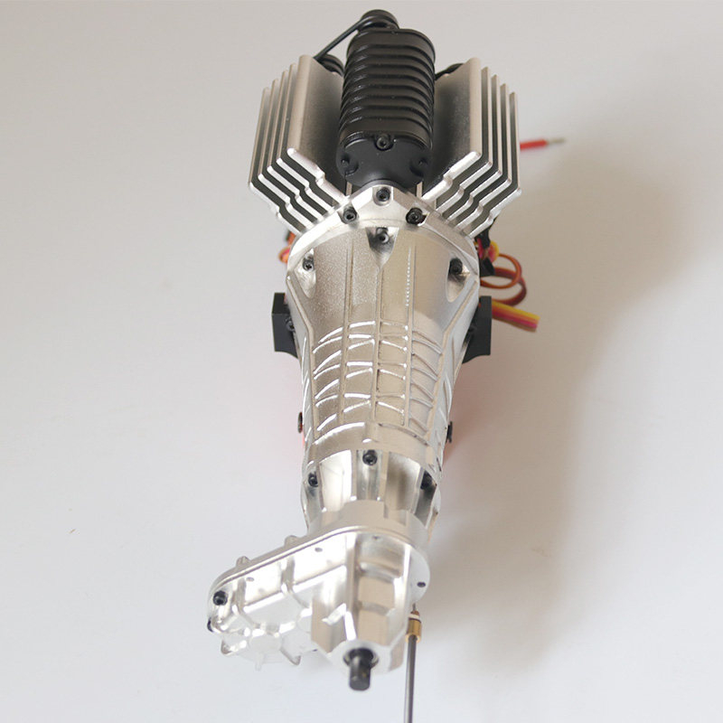 Model Kit Jdm - JDM-138 Simuliertes Metall-Motorgetriebe-Kit für 1:10 RC-Auto