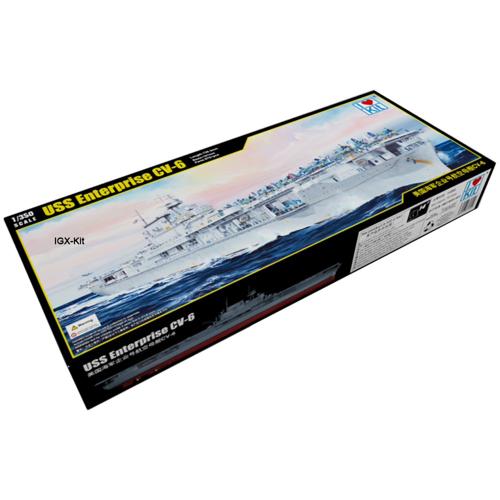 Model Kit Uss Enterprise - MERiT 65302 1/350 Maßstab USS CV6