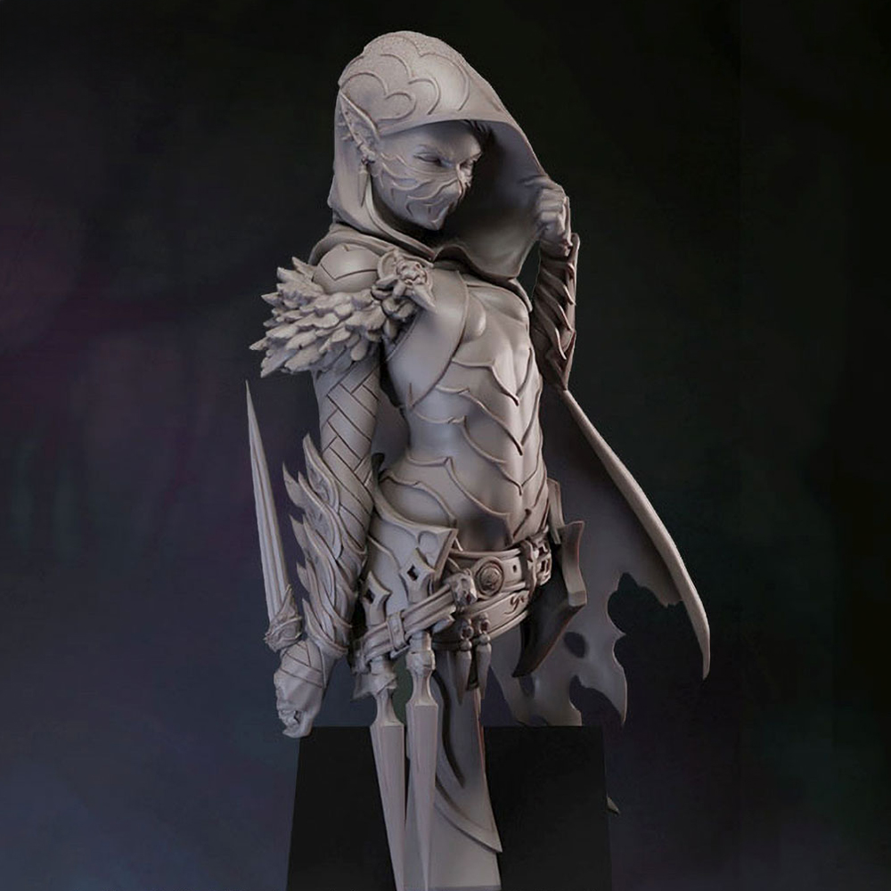 Harzmodellfigur Büste, 1/12 Th – Model Kit Zombie Bewertung und Preis