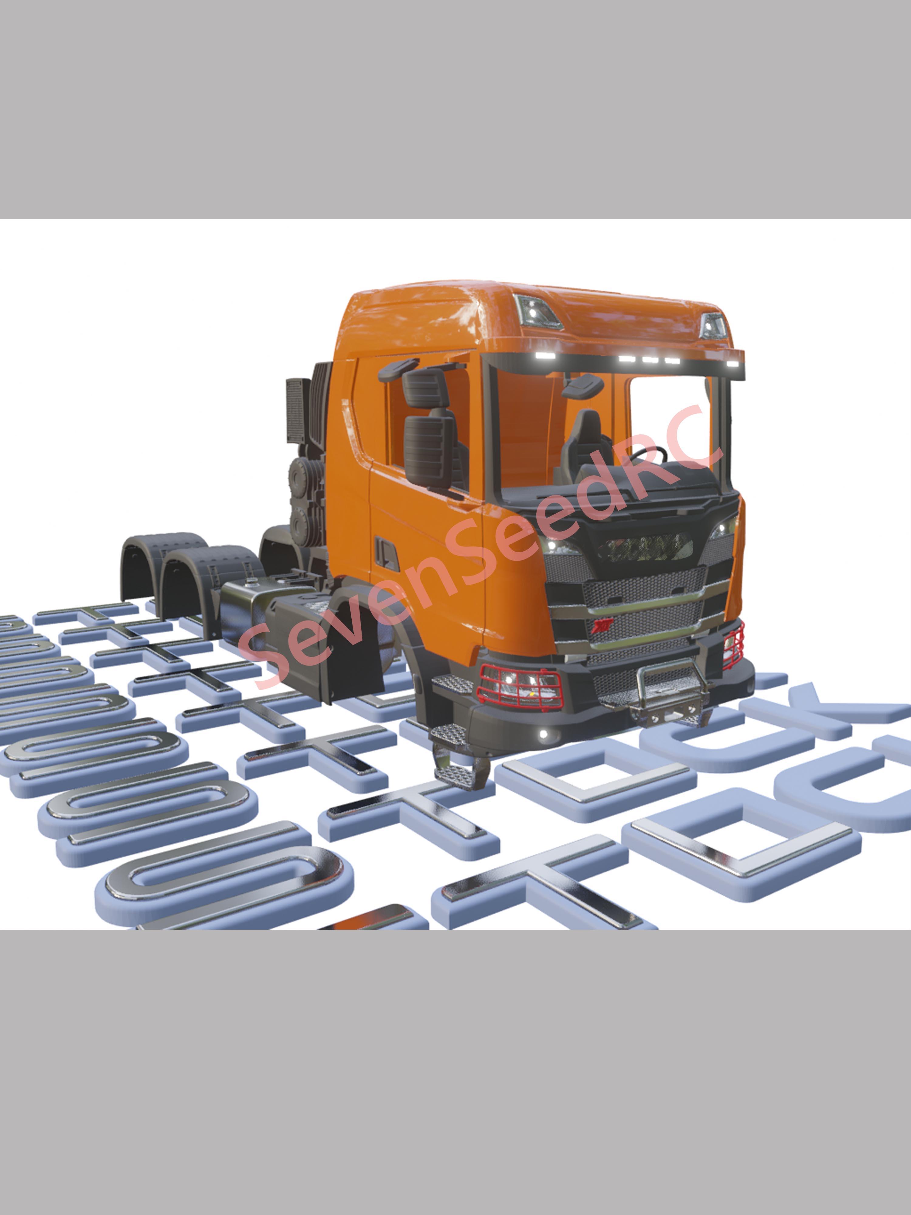 3D-gedrucktes LKW-KIT SCANI XT – Model Kit Jdm Bewertung und Preis