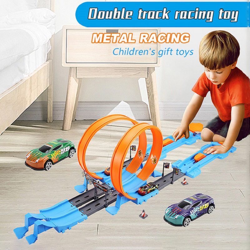 Heißer Stunt-Speed-Car-Rennstr – Hot Wheels Car Track Sets Bewertung und Preis