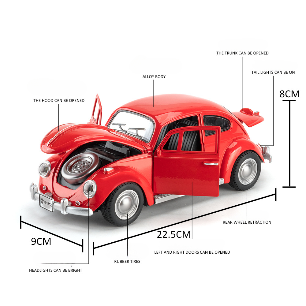 1:18 1955 Volkswagen Beetle Ol – Model Kit Volkswagen Bewertung und Preis