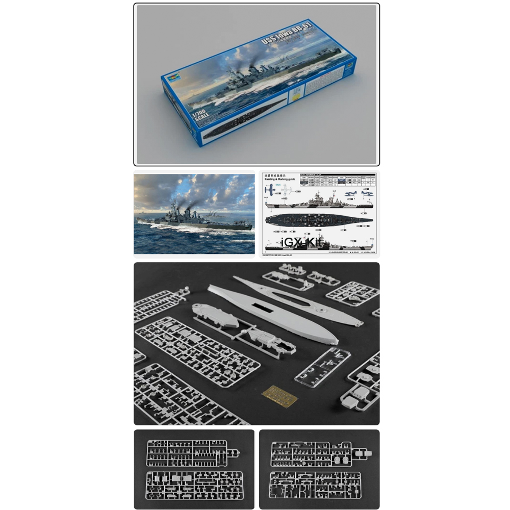 Trumpeter 06749 1/700 Maßstab  – Model Kit Uss Iowa Bewertung und Preis