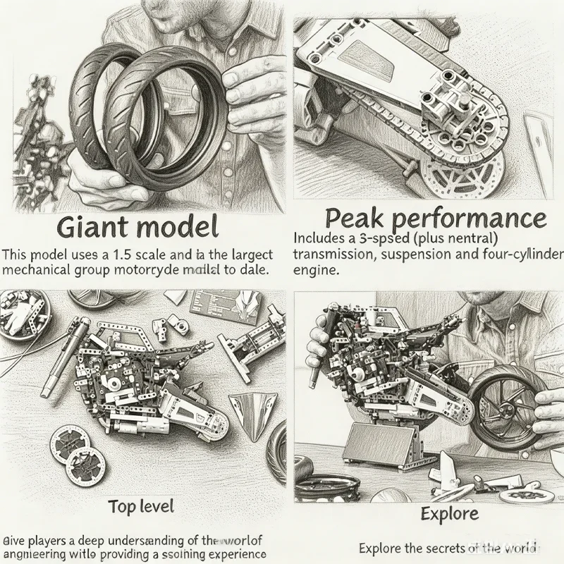 1920-teiliges Motorrad-Baustei – Model Kit Anubis Bewertung und Preis