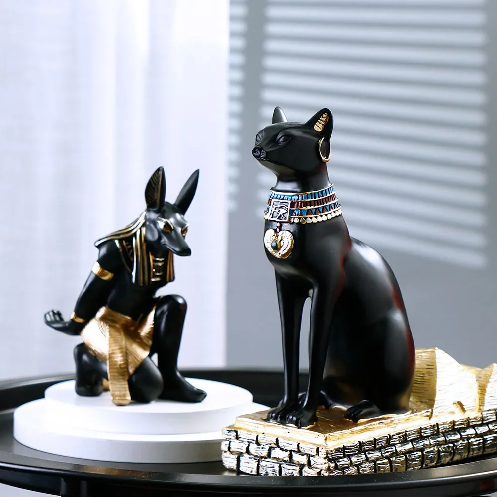1 stücke Harz Vintage Ägyptisc – Model Kit Anubis Bewertung und Preis