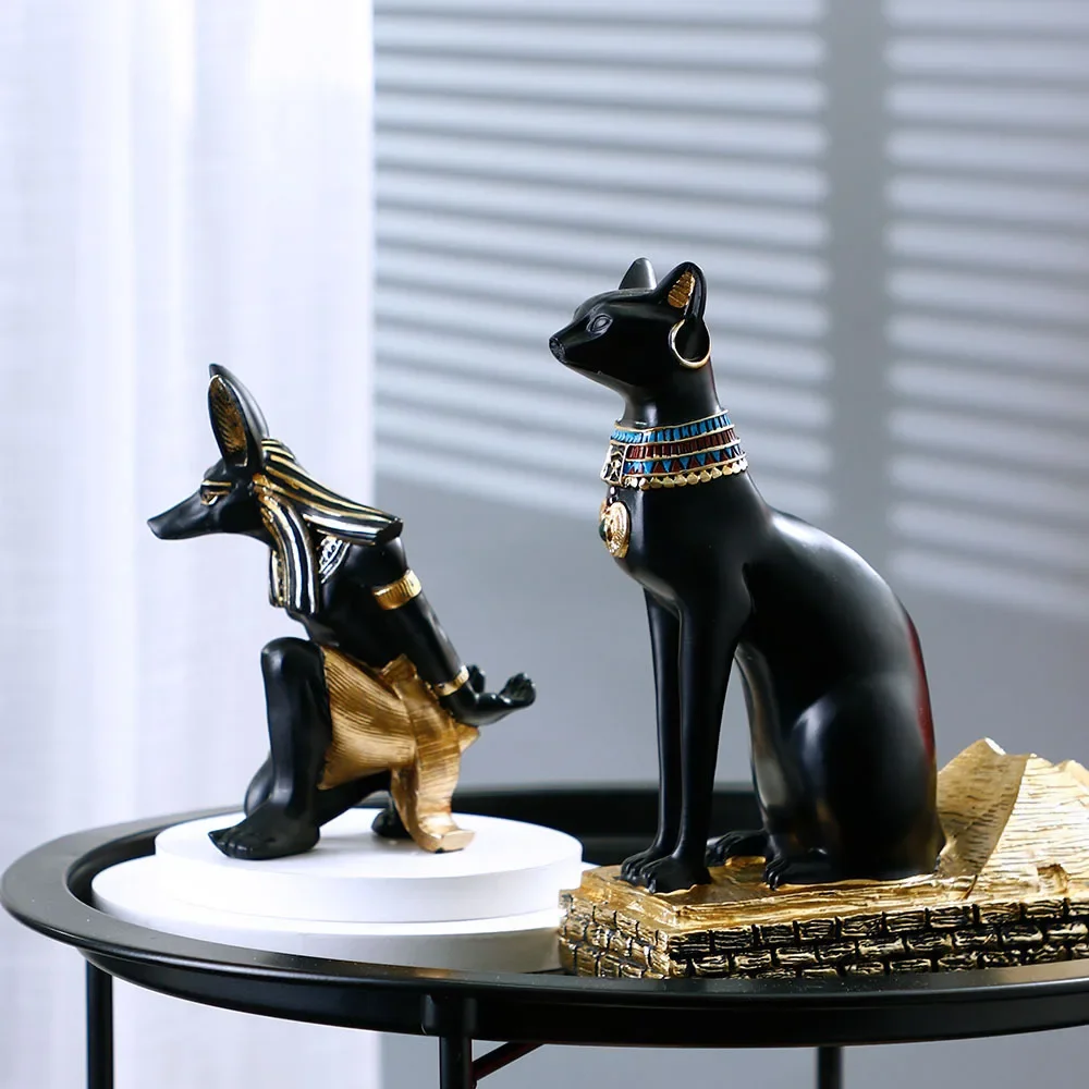 1 stücke Harz Vintage Ägyptisc – Model Kit Anubis Bewertung und Preis